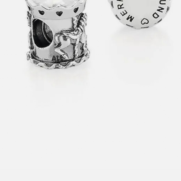 Pandora authentic charm. Merry go Round. S925 Ale and 14k gold. - Picture 2 of 7